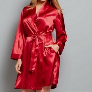 Morgan Taylor XXL Red Waist Tie Robe!